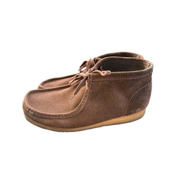 Clarks Originals Wallabee Boots Dark Brown Suede 10.5 Great Condition main image 11